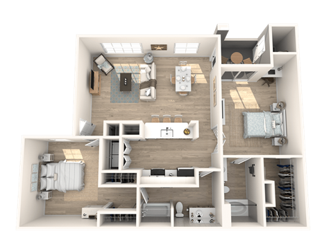 The Presley at Whitney Ranch Apartments Loving You Floor Plan